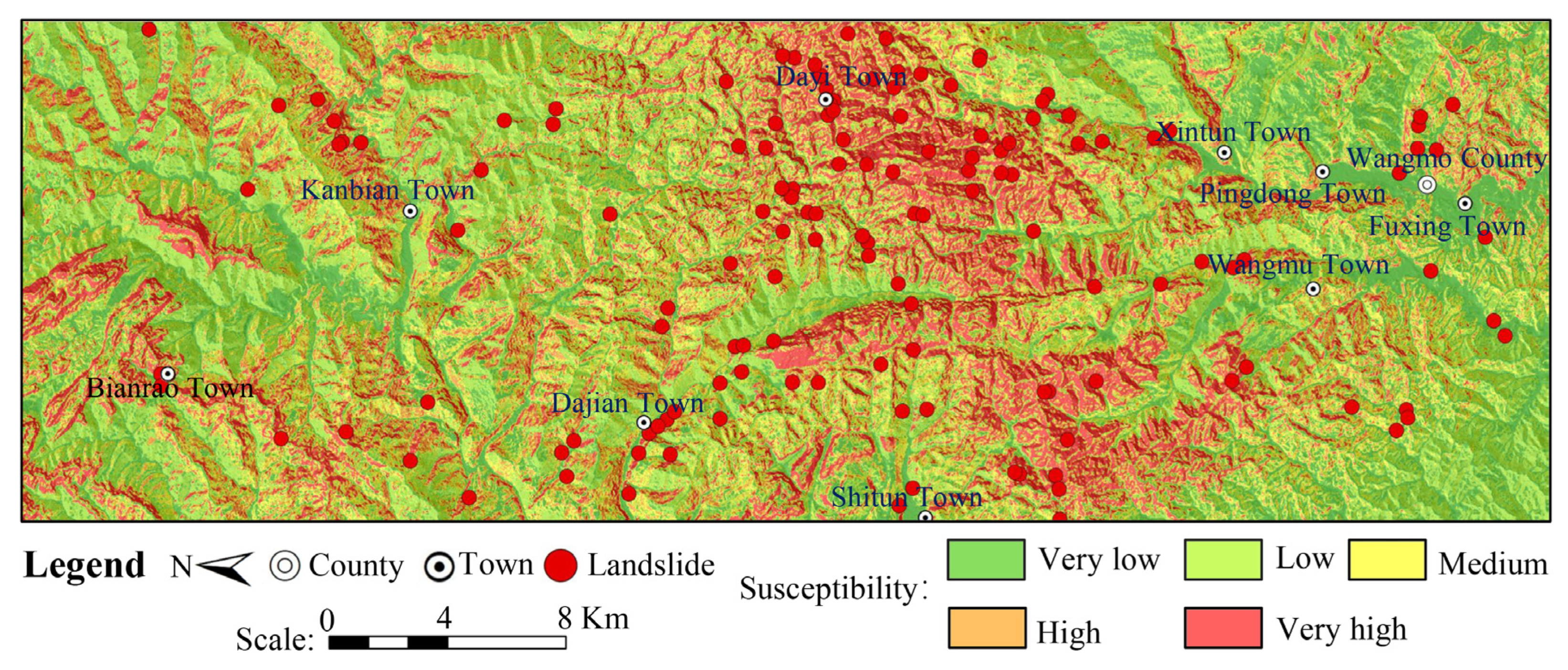 Surface Deformation-Constrained Landslide Susceptibility Mapping