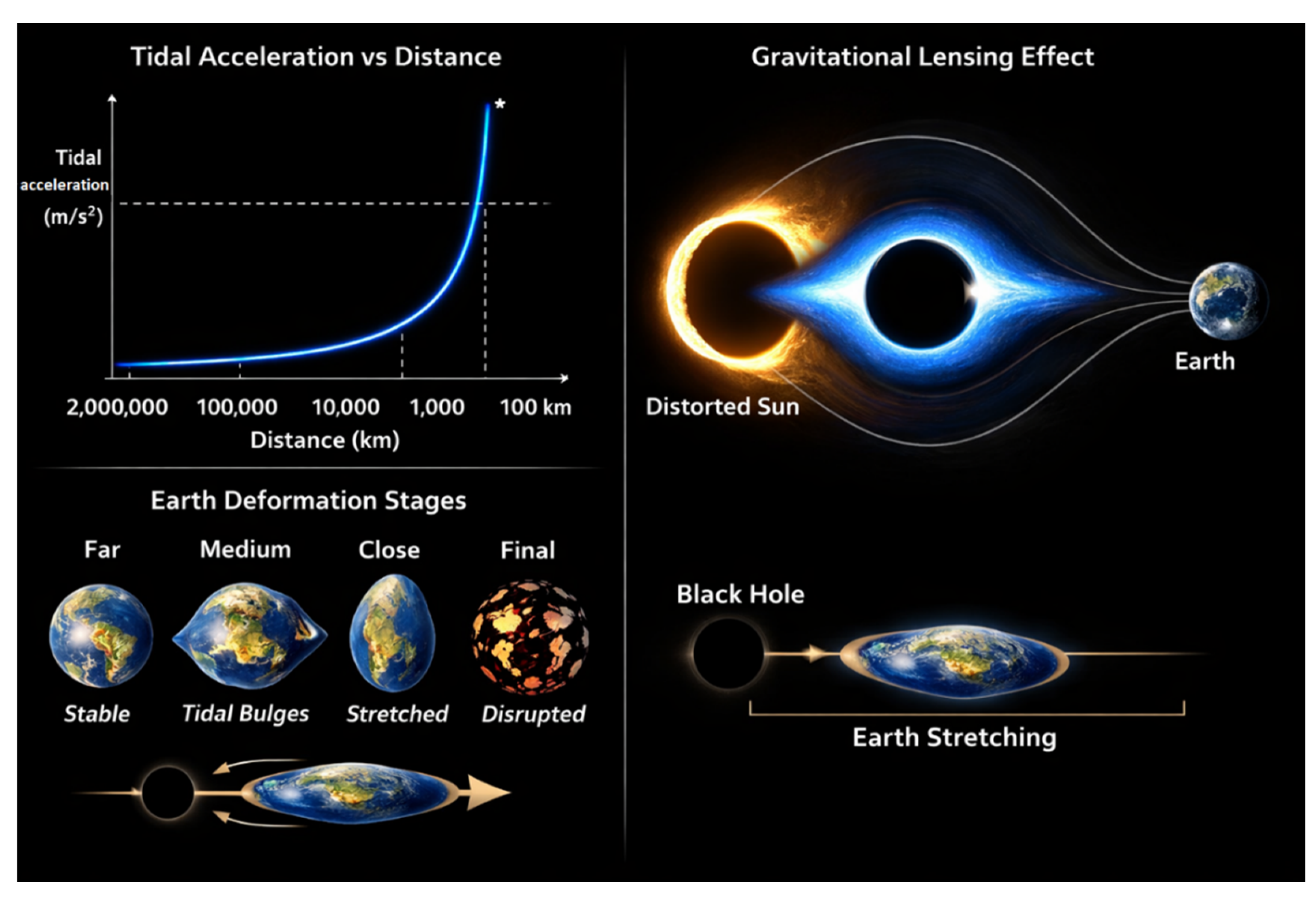 Gravitational Lensing and Tidal Effects of a Planetary Mass Black Hole ...