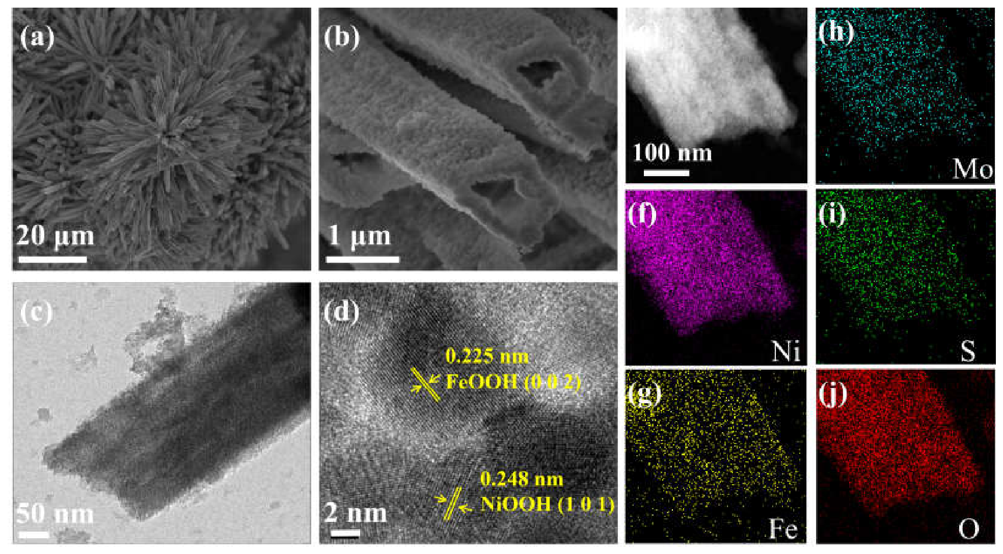 Highly Efficient Oxygen Evolution on the Tubular Array of