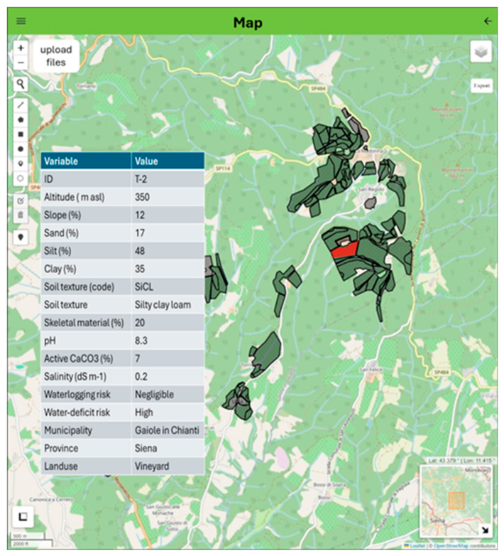 An Integrated Digital Tool for the Choice of Vine Rootstocks[v1 ...