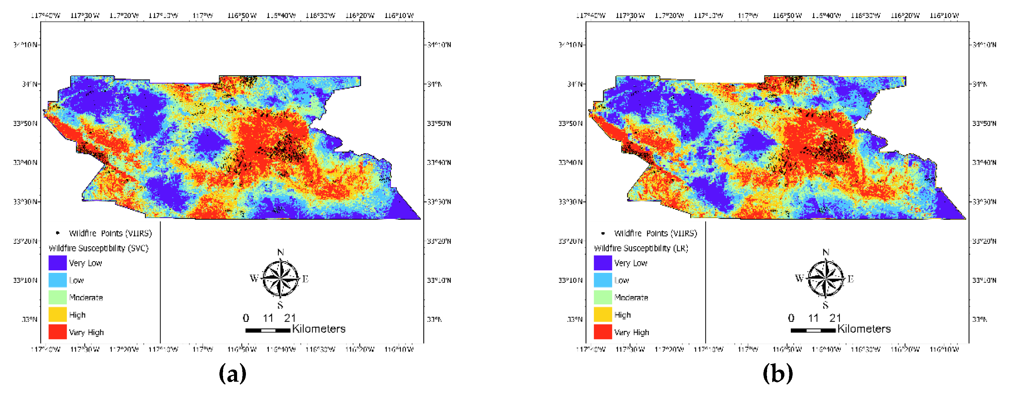 Prediction and Factors Interpretation of Wildfire Susceptibility in ...