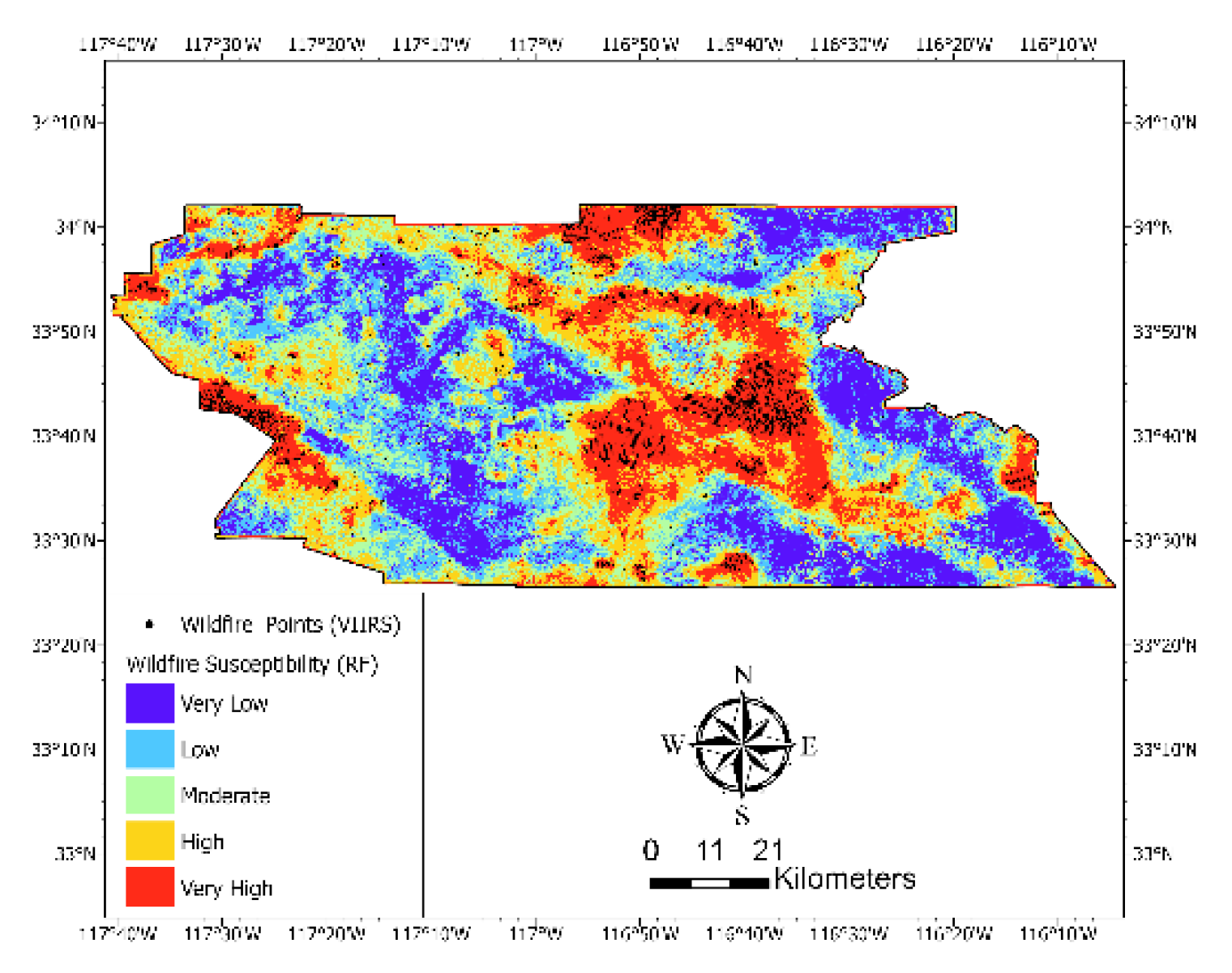 Prediction and Factors Interpretation of Wildfire Susceptibility in ...