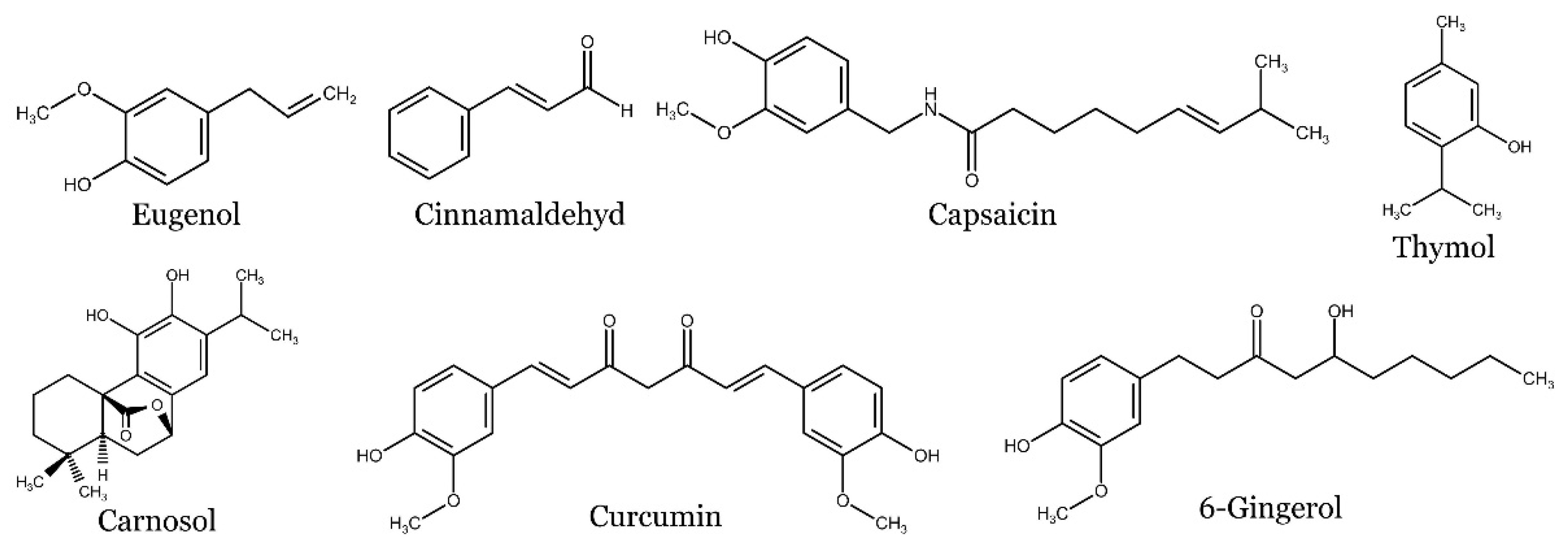 テレビ han Spice-Derived Phenolic Compounds: Potential for Skin Cancer