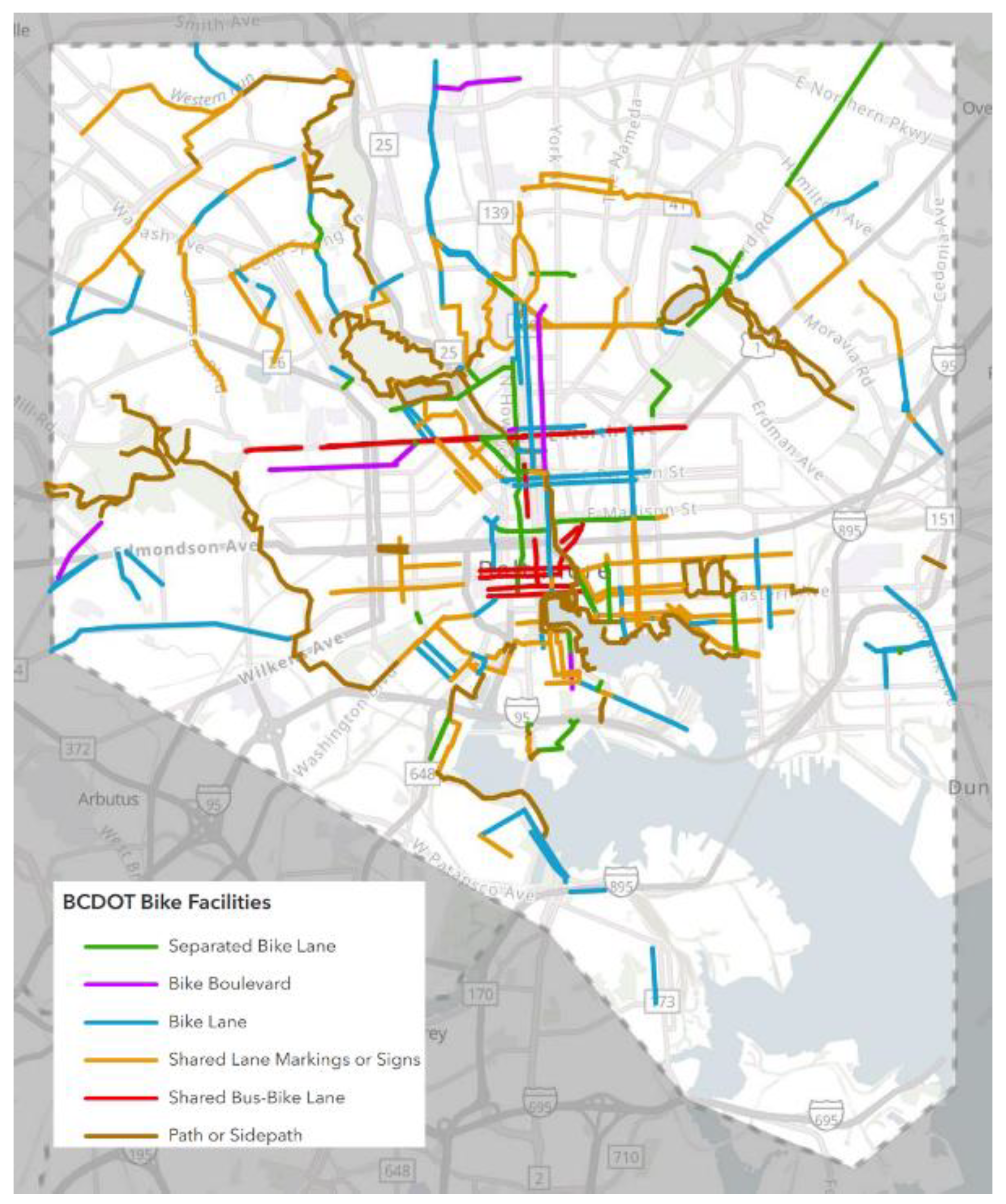 Assessing the Effects of Roadway Factors and Infrastructure on Bicycle ...