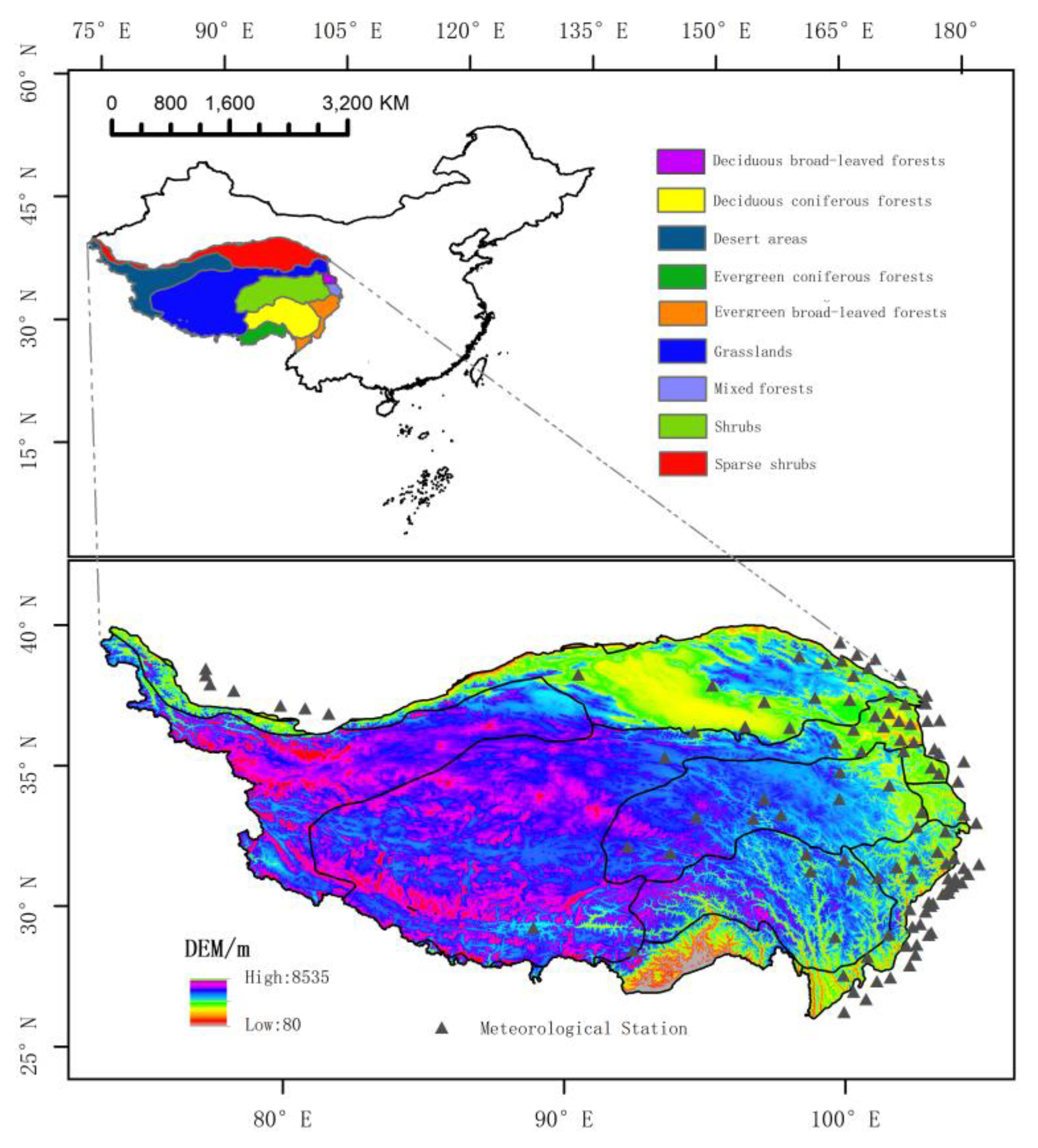 Ecological Quality Variation of Vegetation on the Tibetan Plateau