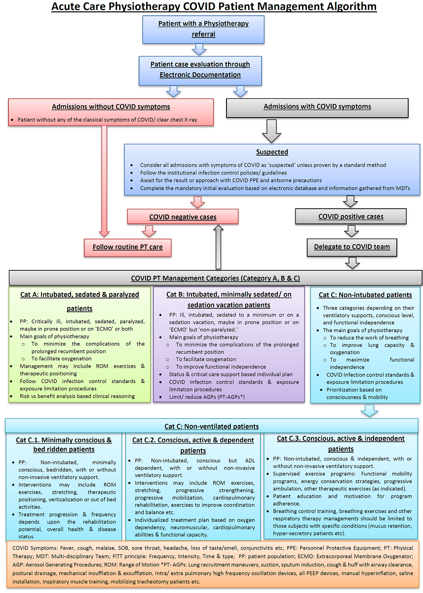 Acute Care Physiotherapy Management Of Covid 19 Patients In Qatar Best Practice Recommendations V1 Preprints