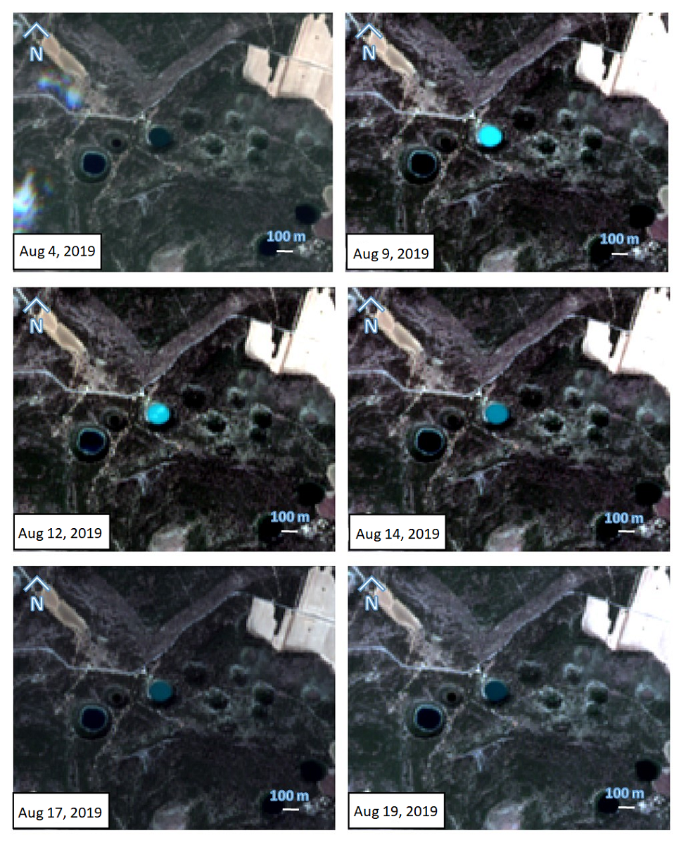 Monitoring Five Years Of The Whiting Phenomenon In The Gitana Lake Cuenca Spain Using Sentinel 2 Images V1 Preprints